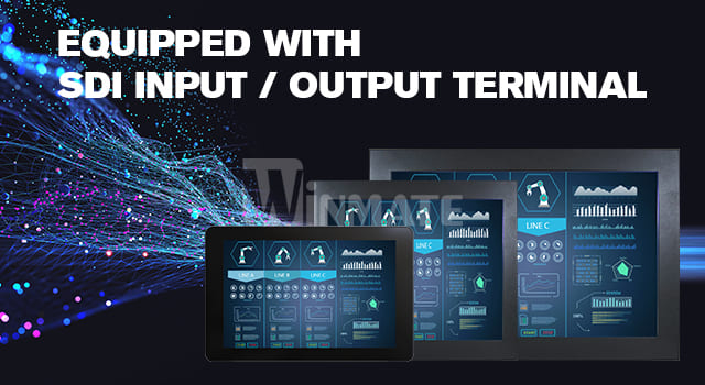 Winmate OSDI monitor R15L100-SDA3 with SDI input / output terminal Winmate OSDI monitor R15L100-SDA3 with SDI input / output terminal