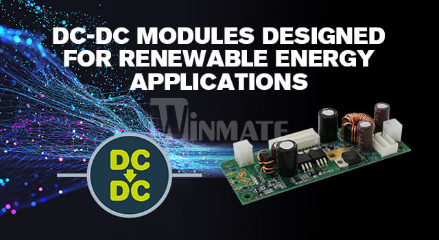 Winmate DD-2412, 24V to 12V 100W DC/DC Converter Module with Modular DC-DC System Design