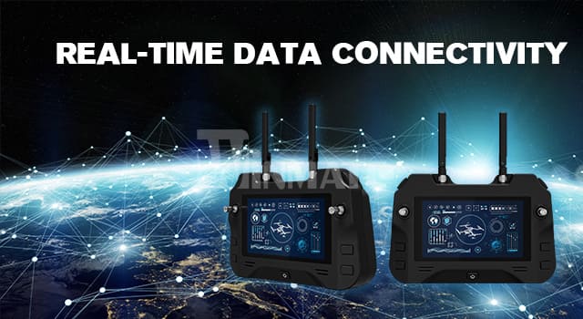 Winmate G500G7 featuring WiFi and Bluetooth connectivity for seamless real-time data transfer and system integration. Winmate G500G7 featuring WiFi and Bluetooth connectivity for seamless real-time data transfer and system integration.