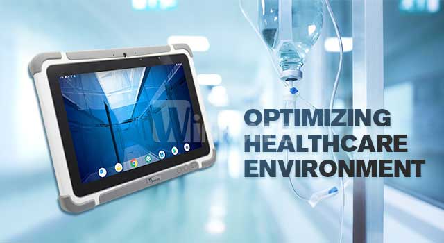 Winmate Android medical tablet M101Q8-ME for hospital and clinical environments. Winmate Android medical tablet M101Q8-ME for hospital and clinical environments.