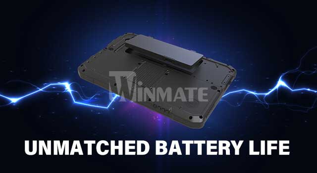 Winmate industrial rugged tablet with unmatched battery life Winmate industrial rugged tablet with unmatched battery life