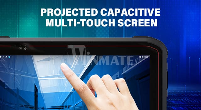 The S101G7 rugged tablet with P-CAP touch offers responsive and resilient touchscreen. The S101G7 rugged tablet with P-CAP touch offers responsive and resilient touchscreen.