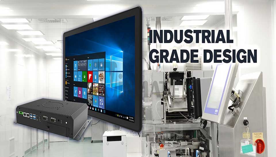 Winmate modular Panel PCs with industrial grade design for smart manufacturing