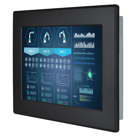 10.4" Panel Mount High Brightness Display R10L100-PMT2HB | Winmate