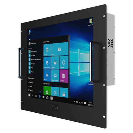 19" Intel® Core™ i9/i7/i5/i3 (Alder Lake S) Rack Mount Panel PC R19IAD7T-RKA1 | Winmate