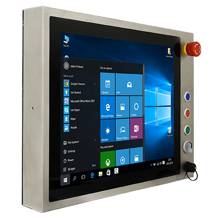 R19IB3S-SPM1-B | 19" Intel® Celeron® N2930 IP65 Stainless B Series Panel PC | Winmate