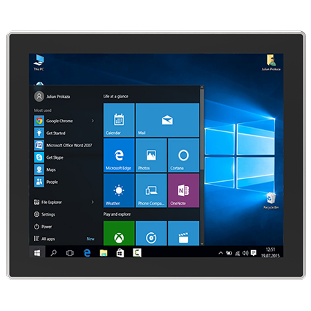 R19IW3S-PPM1 | 19" Intel® Core™ i5-8265U PP Series HMI Panel PC | Winmate