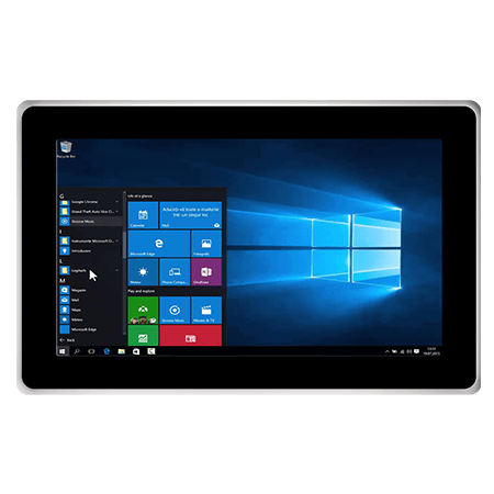 W10IE3S-GCH2 | 10.1" Intel® Celeron® N6211 G-WIN GC-Series Front IP65 PCAP Panel PC | Winmate