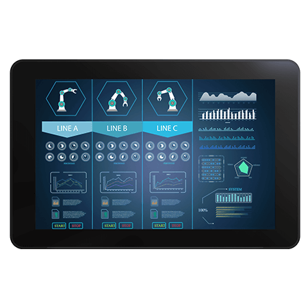 W10L100-SDH2 | 10.1" SDI Chassis Display | Winmate