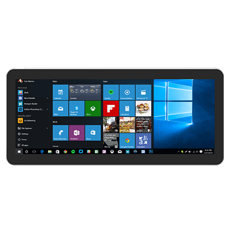 W12IE3S-GCB1 | 12.3" Intel® Celeron® N6211 GC-Series Front IP65 PCAP Panel PC | Winmate