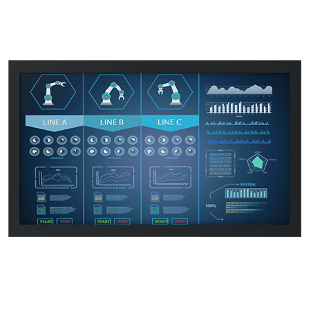 W15L100-CHL1OD | 15.6" Resistive Touch Chassis Display | Winmate