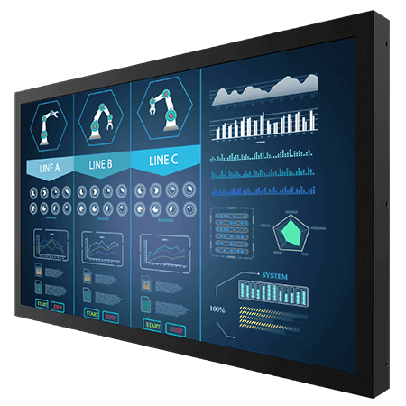 Chassis Display (Resistive Touch) W22L100-CHB1OD | Winmate