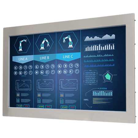 W22L100-STA3 | 21.5" Stainless Panel Mount Display