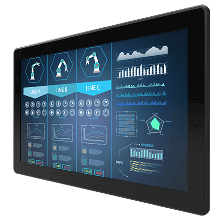 Panel Mount Display (PCAP Touch) W24L100-EHC1OD | Winmate