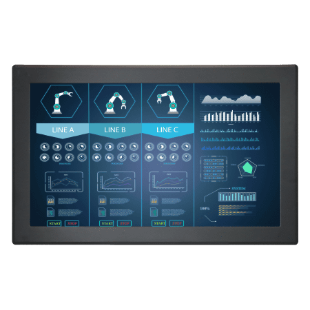 W24L100-PMA2 | 24" Panel Mount Display | Winmate