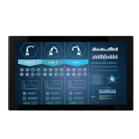 W32L100-PTA1-4K | 32" Multi-Touch Chassis Display | Winmate