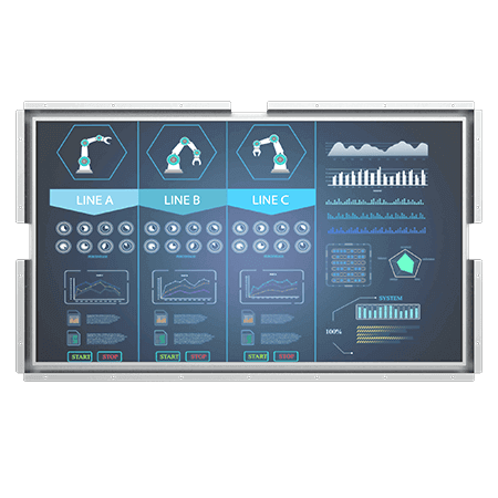 W43L300-OFA2HB | 42.5" Open Frame High Brightness Display | Winmate